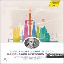 Wolfram Christ C.P.E.바흐: 함부르크 교향곡집 Wq.182-1~6 - 크리스트 (C.P.E. Bach: Hamburger Sinfonien)