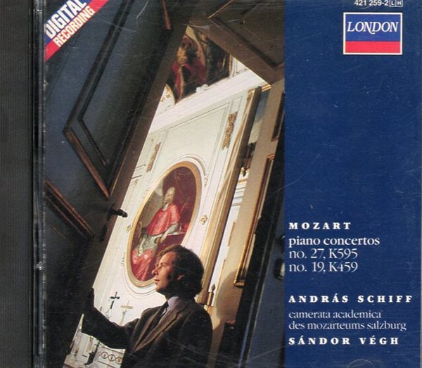 [수입] Mozart Piano Concertos No.27 / No.19 - Schiff / Vegh