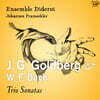 Ensemble Diderot 고틀리프: 골드베르크 변주곡, 트리오 소나타 / W.F. 바흐: 트리오 소나타 (J.G. Goldberg / W.F. Bach: Trio Sonatas)