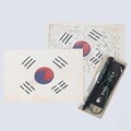 1946 나도 광복군 서명문 태극기 엽서2P+볼펜 세트