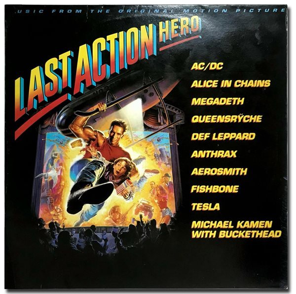 [국내반CD]Last Action Hero Soundtrack (1993 Korea 1st LP Vinyl) AC/DC, MEGADETH