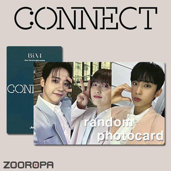 [새상품/A 포토카드] 비원에이포 B1A4 CONNECT (정품/점프업이엔티)