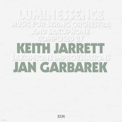 Keith Jarrett / Jan Garbarek (키스 자렛 / 얀 가바렉) - Luminessence [LP]