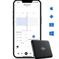 이지렉 녹음기 블루투스 소형 장시간 휴대용 보이스레코더 32GB + 전용케이스(블랙) 세트