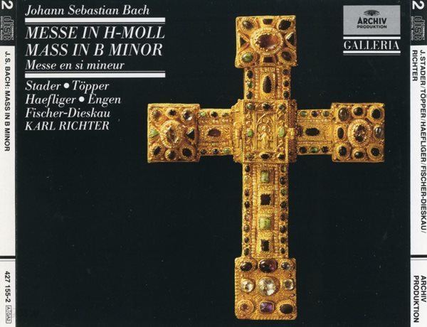 칼 리히터 - Karl Richter - Bach Messe In H-moll,Mass In B Minor 2Cds [독일발매]