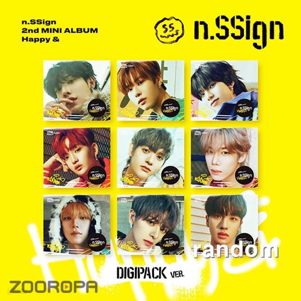 [미개봉/주로파] n.SSign 엔싸인 Happy &amp; 2집 미니앨범 Digipack ver