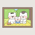 놀자곰 엽서_가족사진