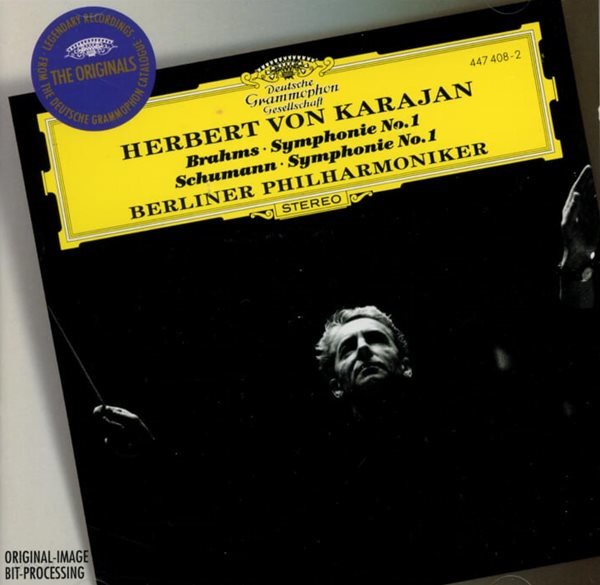 Brahms: Symphonie No. 1 / Schumann: Symphonie No. 1 - 카라얀 (Karajan) (독일발매)