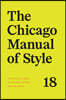 The Chicago Manual of Style, 18th Edition