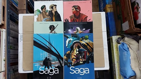 Saga(1-6),총6권 ,-영문판-