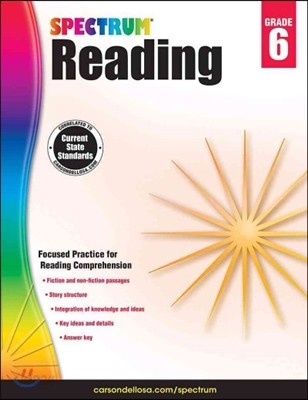 Spectrum Reading Workbook, Grade 6