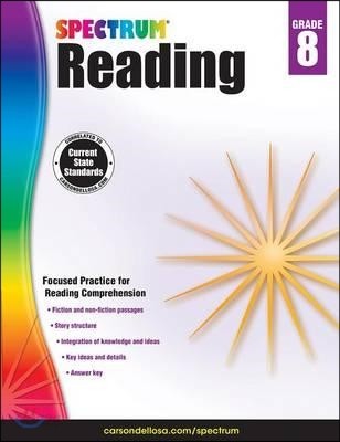 Spectrum Reading Workbook, Grade 8