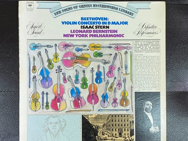 [LP] 아이작 스턴 - Isaac Stern - Beethoven Violin Concerto In D Major, Op.61 LP [U.S반]