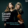 Marie Radauer-Plank / Henrike Bruggen 코바티, 듀소, 오네게르, 댕디: 바이올린 소나타 (Helene Covatti: Violinsonate)