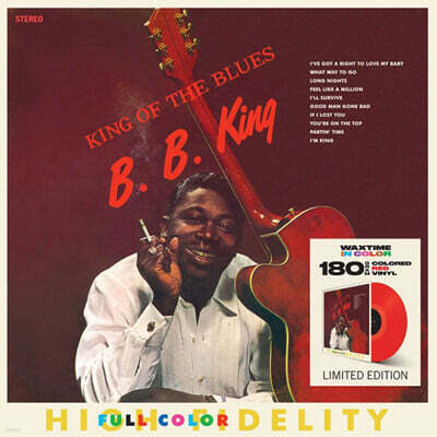 B.B. King (비비 킹) - King Of The Blues [레드 컬러 LP]