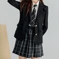 금장 투버튼 클래식 교복자켓(4color) 학생복 여자