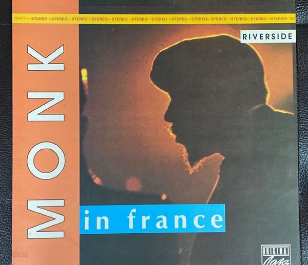 [LP] 몽크 - Thelonious Monk - In France LP [예음-라이센스반]