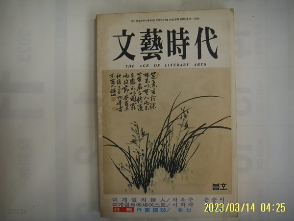 문예시대사 / 계간 문예시대 1995 봄호 통권6호 -부록없음. 사진. 꼭 상세란참조