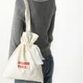 Ribbon eco bag_cream