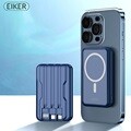 EIKER 맥세이프 마그네틱 유무선 겸용 미니 일체형보조배터리 10000mAh 4 color
