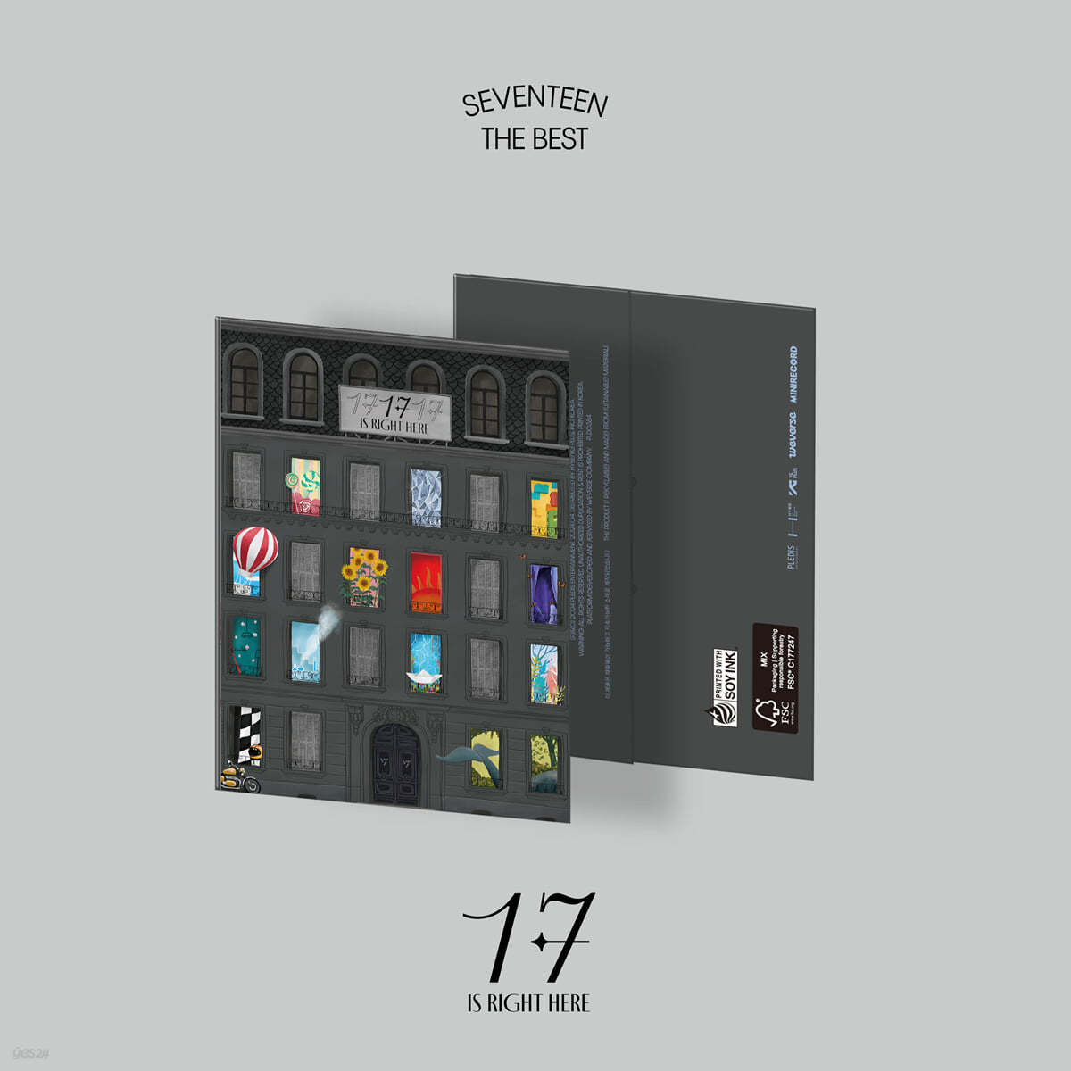 세븐틴 (SEVENTEEN) - SEVENTEEN BEST ALBUM &#39;17 IS RIGHT HERE&#39; [Weverse Albums ver.]
