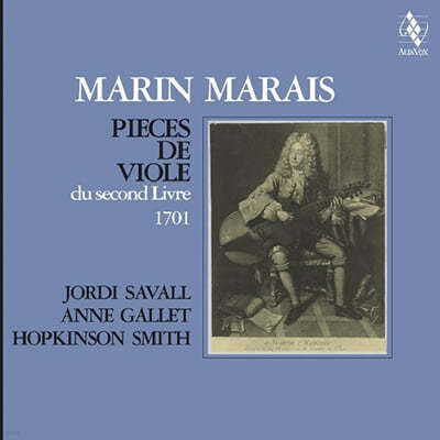 Jordi Savall 마랭 마레: 비올 작품집 2권 (Marais: Pieces De Viole Du Second Livre 1701) [LP]