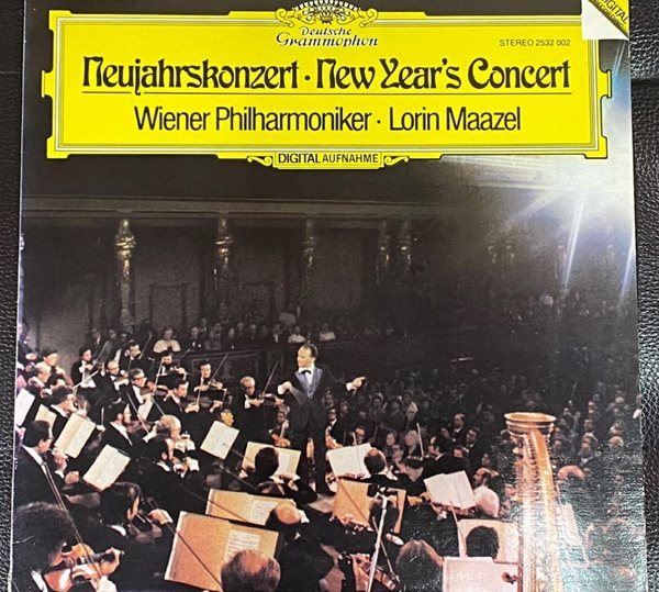 [LP] 로린 마젤 - Lorin Maazel - 1980 New Year&#39;s Concert LP [성음-라이센스반]