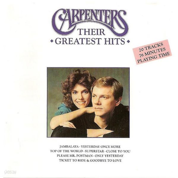 [수입][CD] Carpenters - Their Greatest Hits