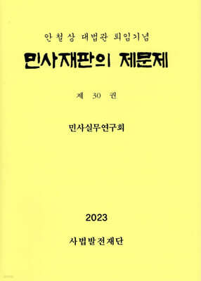 민사재판의 제문제 제30권