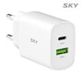 스카이 필 20W USB C타입 듀얼 고속 충전기 Q2PD