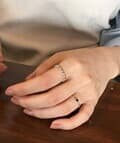 (silver925) bold heart ring