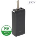 스카이 필 20W PD 고속충전 대용량 보조배터리 30000mAh S30 111Wh