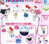 カプセル Sanrio characters ぴょこのるマスコット -パ-ティ-タイム!デザイン- (4종 중 랜덤 1개)