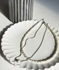 ball and oval pearl set