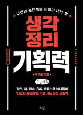 생각정리 기획력 (큰글자책)