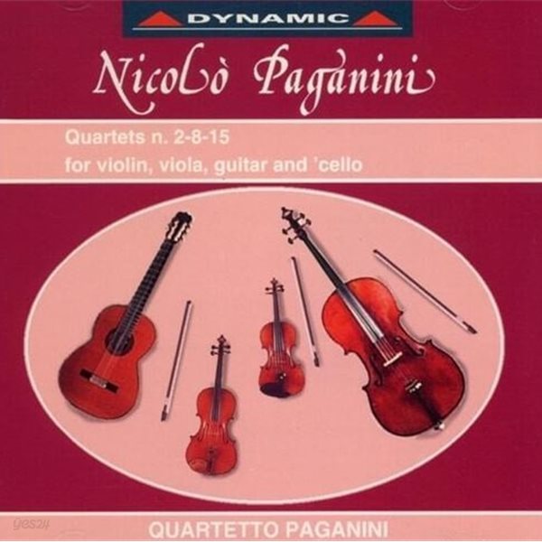 파가니니 콰르테토 - Quartetto Paganini - Paganini Quartets N. 2,8,15 For Violin, Viola, Guitar And Cello [오스트리아발매]