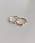 (silver925) gloss rope ring