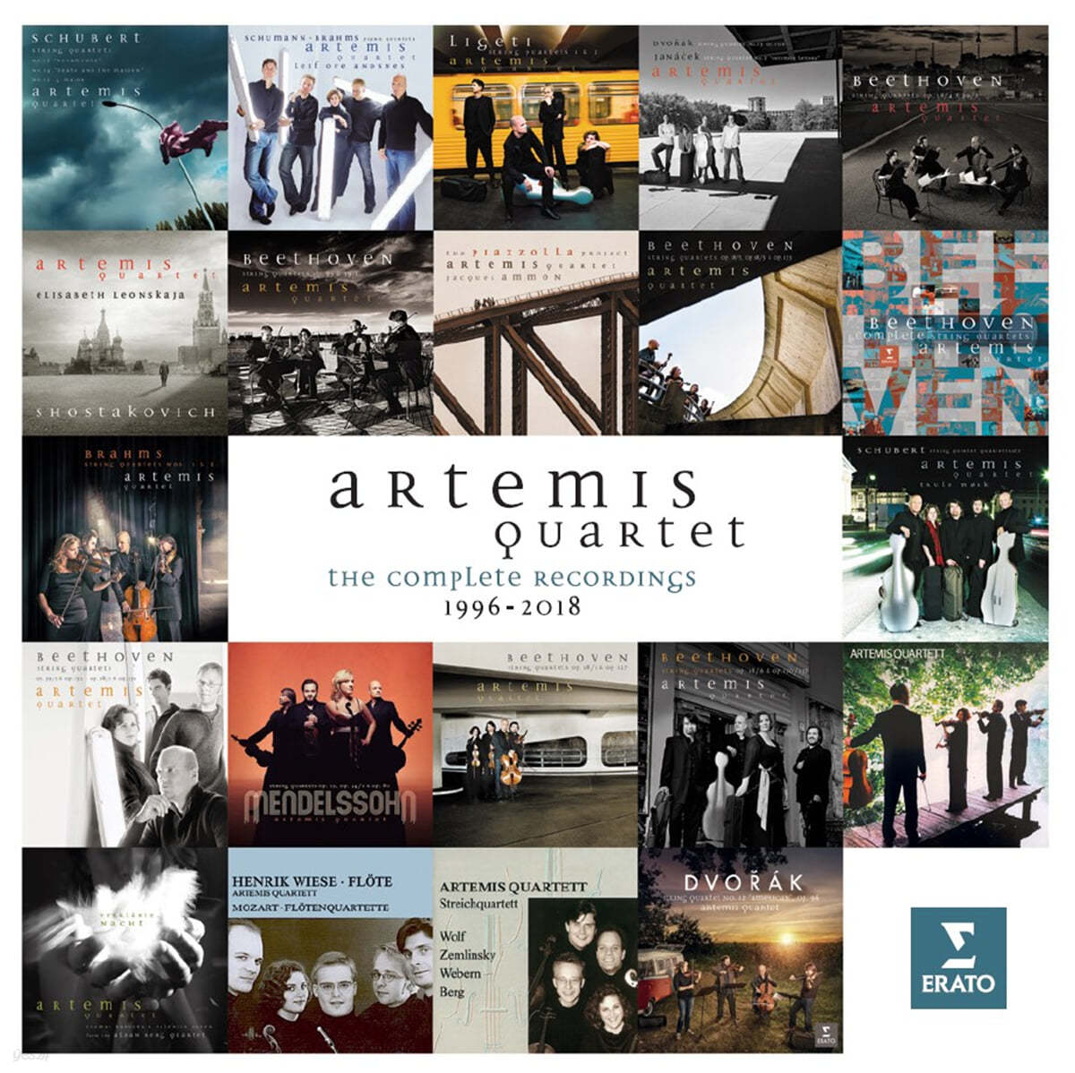 Artemis Quartet 아르테미스 사중주단 워너 레이블 녹음 전집 (The Complete Erato Recordings 1996-2018)