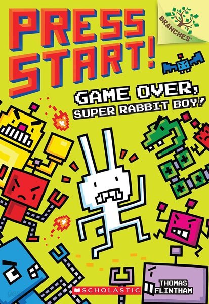 Press Start! #1: Game Over, Super Rabbit Boy! (CD포함, Paperback)