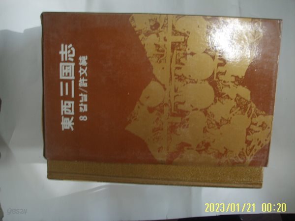 허문순 지음 / 동서문화사 / 동서 삼국지 8 칼날 (완결 모름) -85년.초판. 꼭 상세란참조