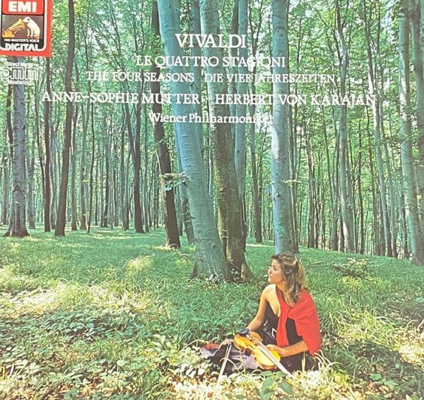 [LP] 소피 무터,카라얀 - Sophie Mutter,Karajan - Vivaldi Le Quattro Stagioni The Four Seasons LP [독일반]