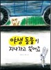 야생동물이 지나가고 있어요
