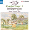 Daniel Johannsen / Samantha Gaul 에리히 볼프: 가곡 전곡 작품 1집 (Wolff: Complete Songs 1)