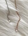 [써지컬] Sea salt pearl Necklace N 105
