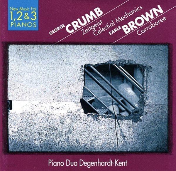 크럼 (Crumb) ,브라운 (Earle Brown) -  New Music For 1, 2 &amp; 3 Pianos(US발매)