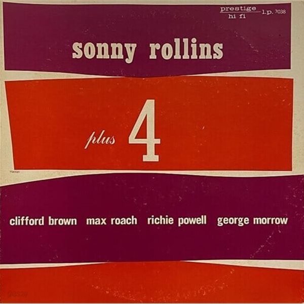[LP] Sonny Rollins 소니 롤린스 - Plus 4