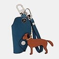 벤츠(BENZ) 이태리 통가죽 스마트키 케이스(청록)K54101-(강아지줄&스트랩 포함)