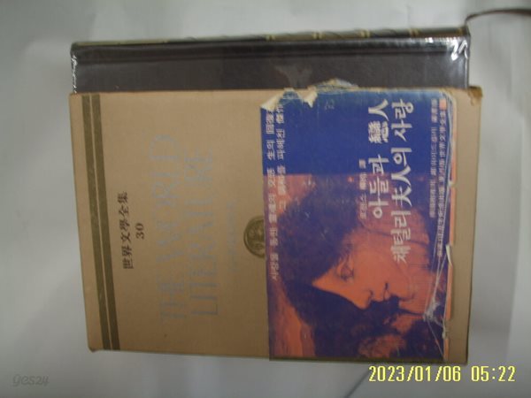 로렌스. 유영 역 / 동서문화사 세계문학전집 30 아들과 연인. 채털리 부인의 사랑 -81년.초판. 꼭상세란참조