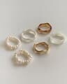 Lang Pearl Ring Set R 19