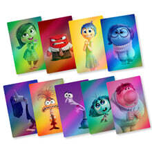 디즈니 픽사 인사이드 아웃 2 캐릭터 홀로그램 포토카드 컬렉션(9매)